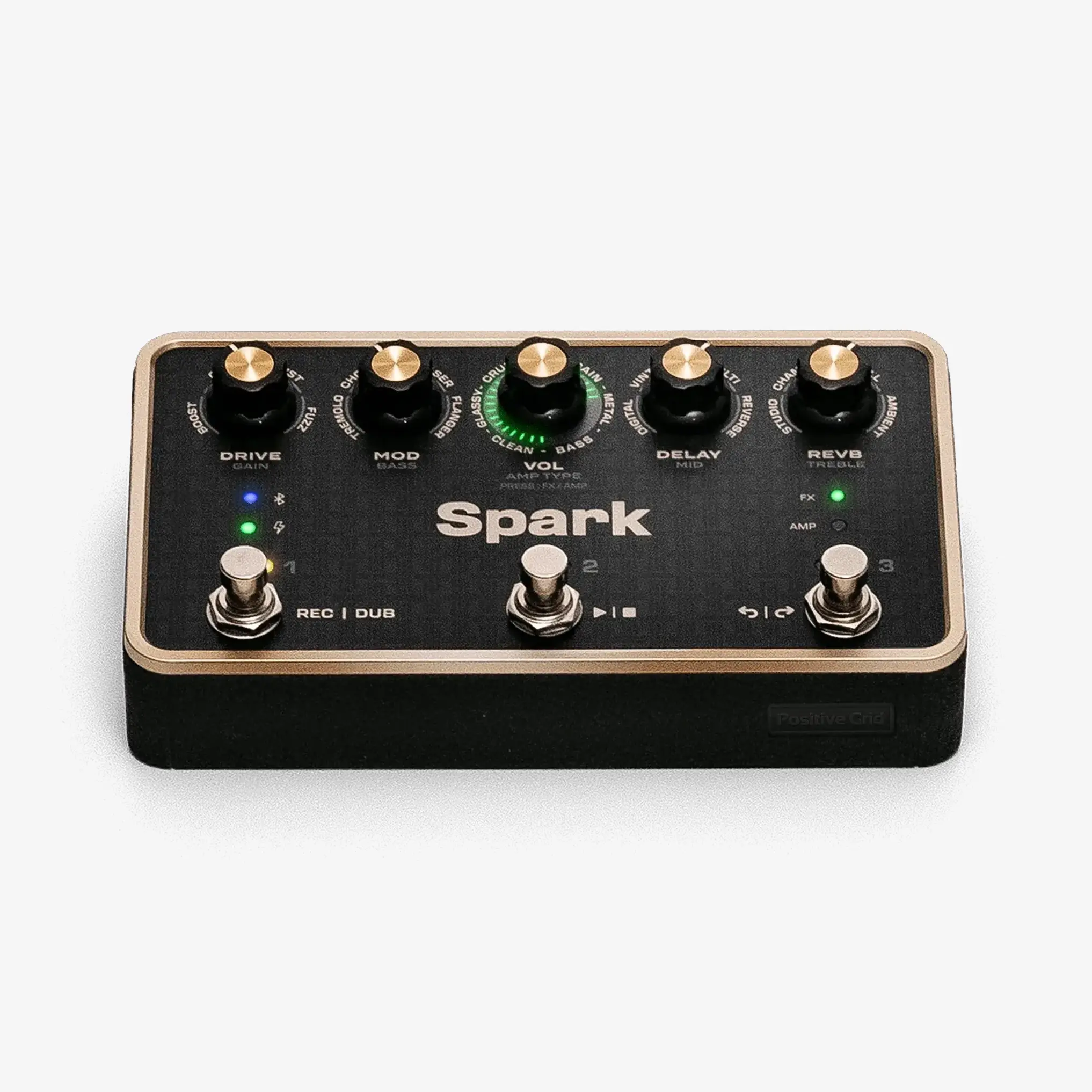 Positive Grid Spark Pedal Portable Smart Amp & Effects Pedal, w/Built-In Looper