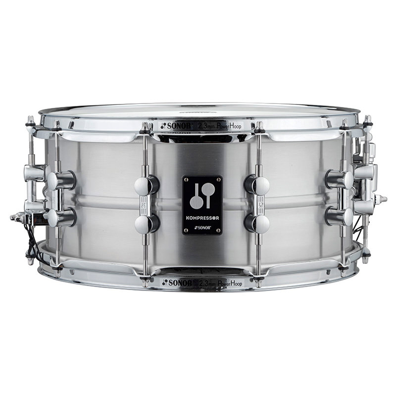 Sonor Kompressor Series Aluminum Snare Drum, 14 x 6.5"