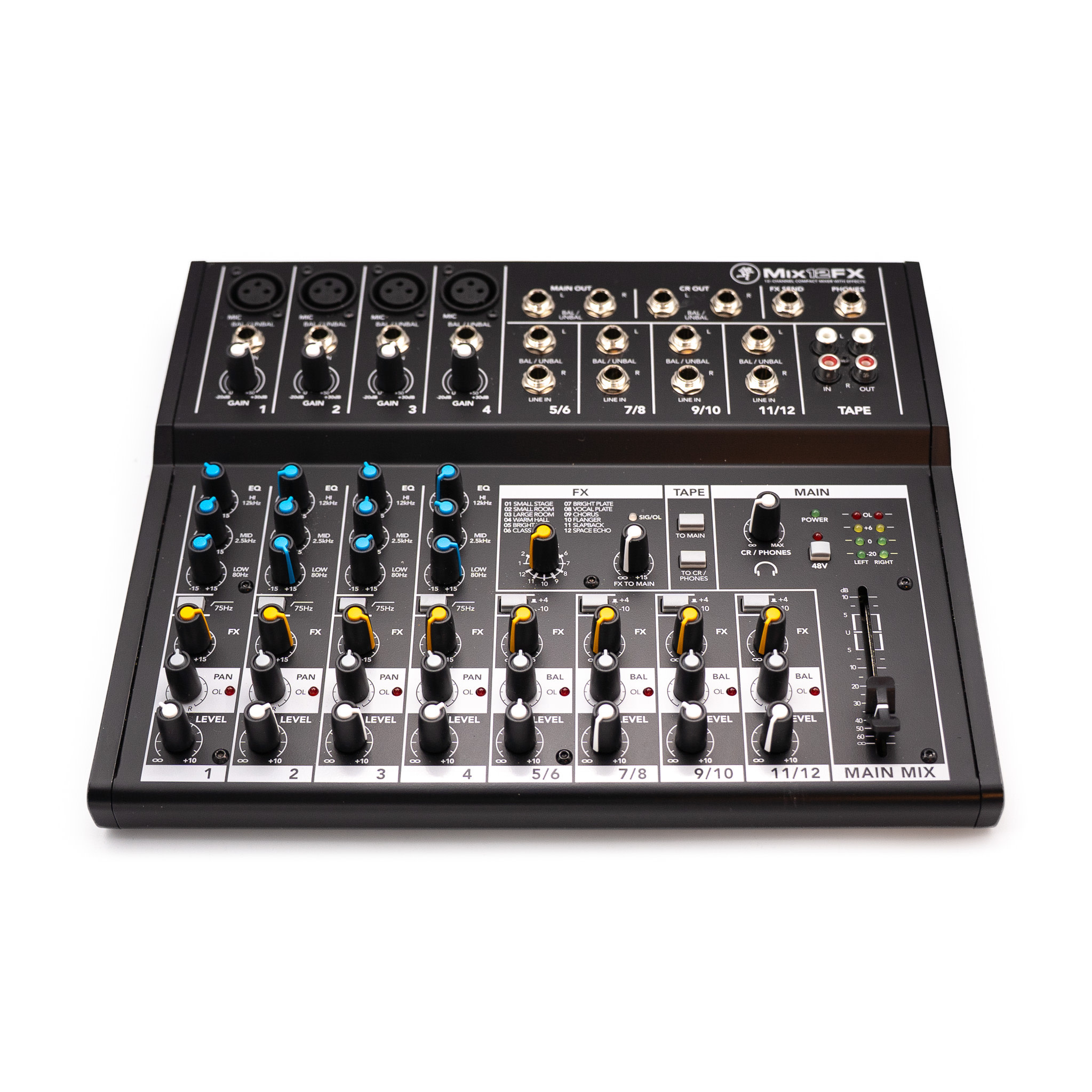 Mackie Mix12FX 12-Channel Compact Mixer with Effects