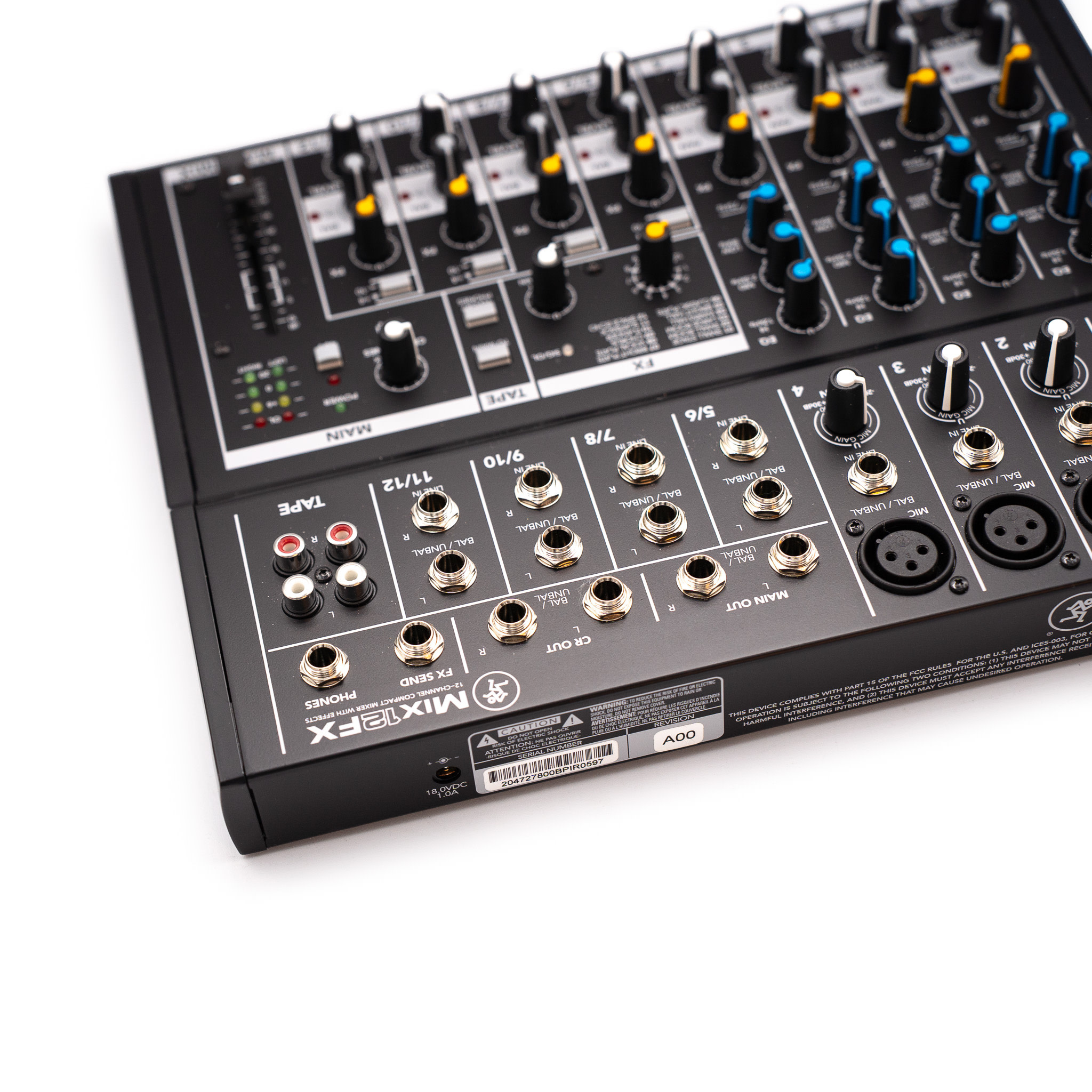 Mackie Mix12FX 12-Channel Compact Mixer with Effects