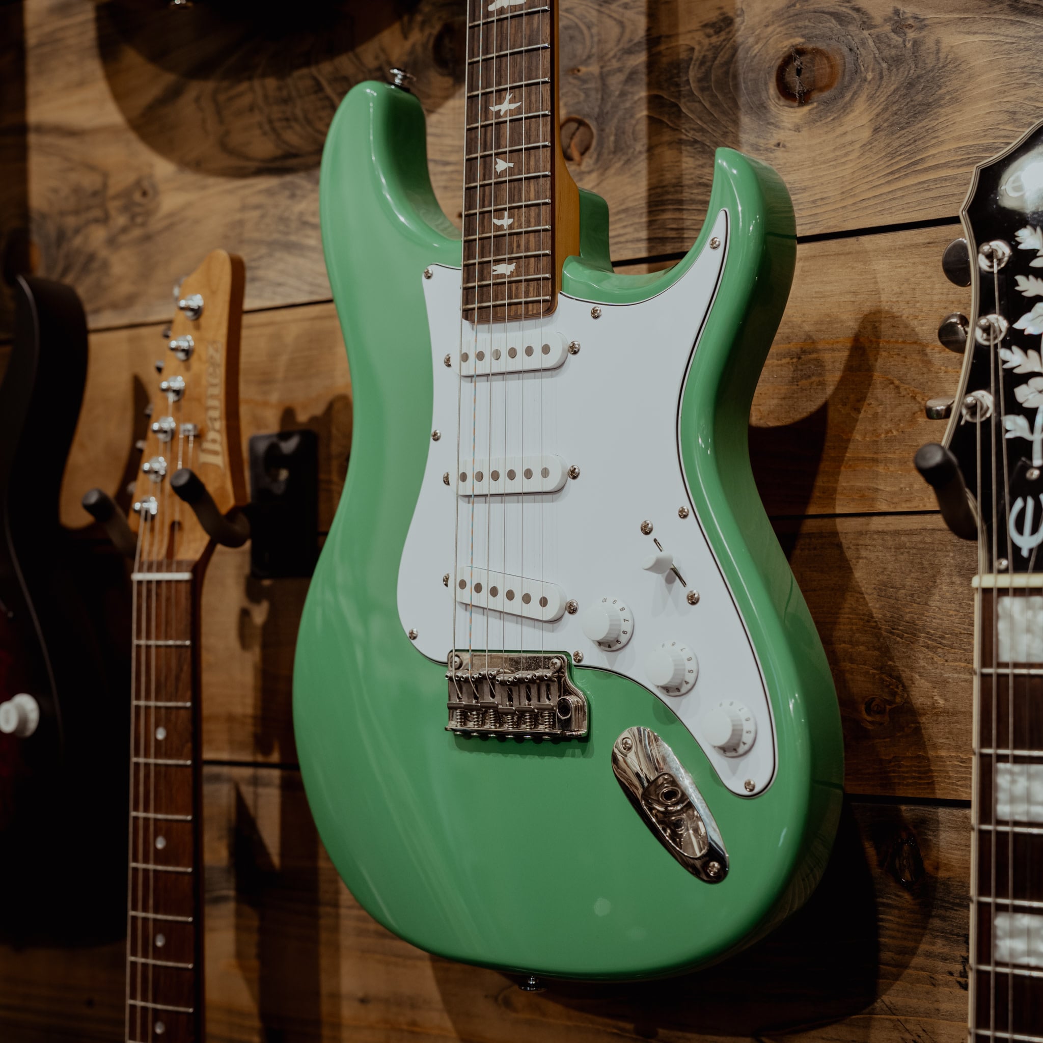 PRS SE Silver Sky, Evergreen w/Gigbag