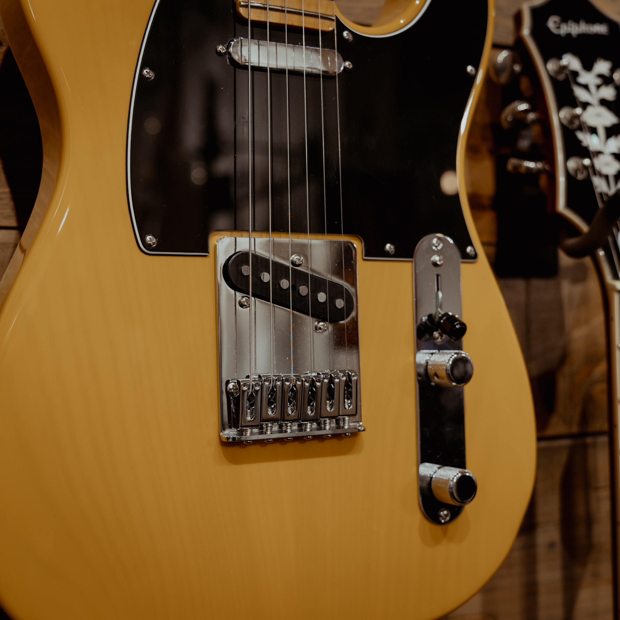 Fender Player II Telecaster Electric Guitar, Butterscotch w/Case