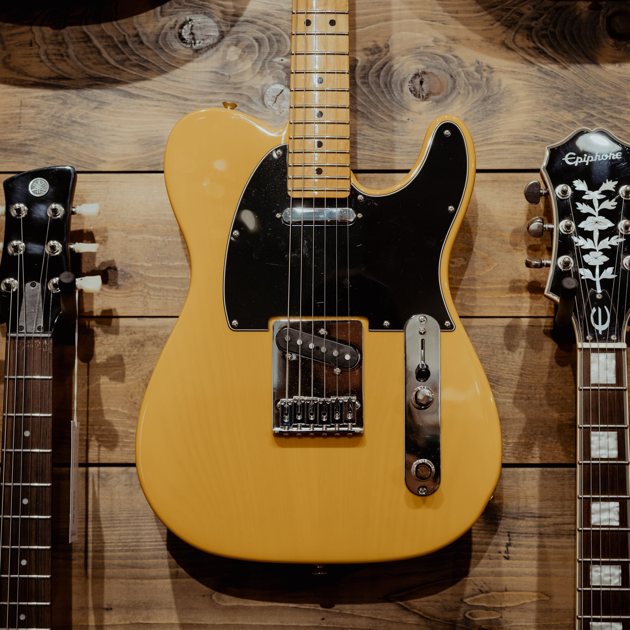 Fender Player II Telecaster Electric Guitar, Butterscotch w/Case