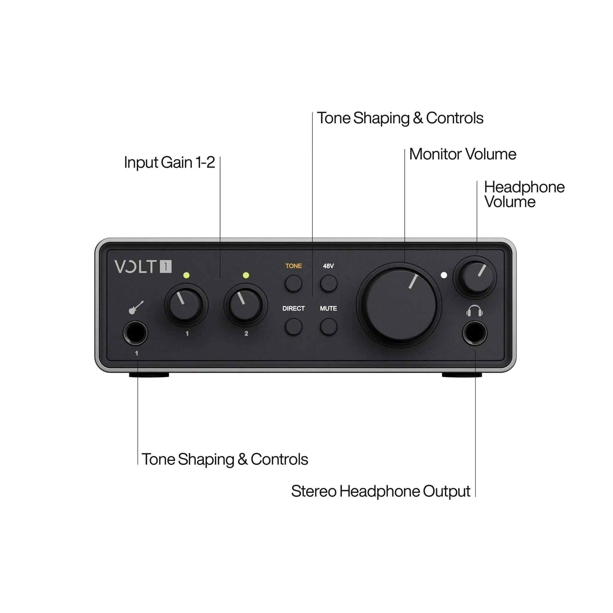 Universal Audio Volt 1 Gen 2 USB Audio Interface