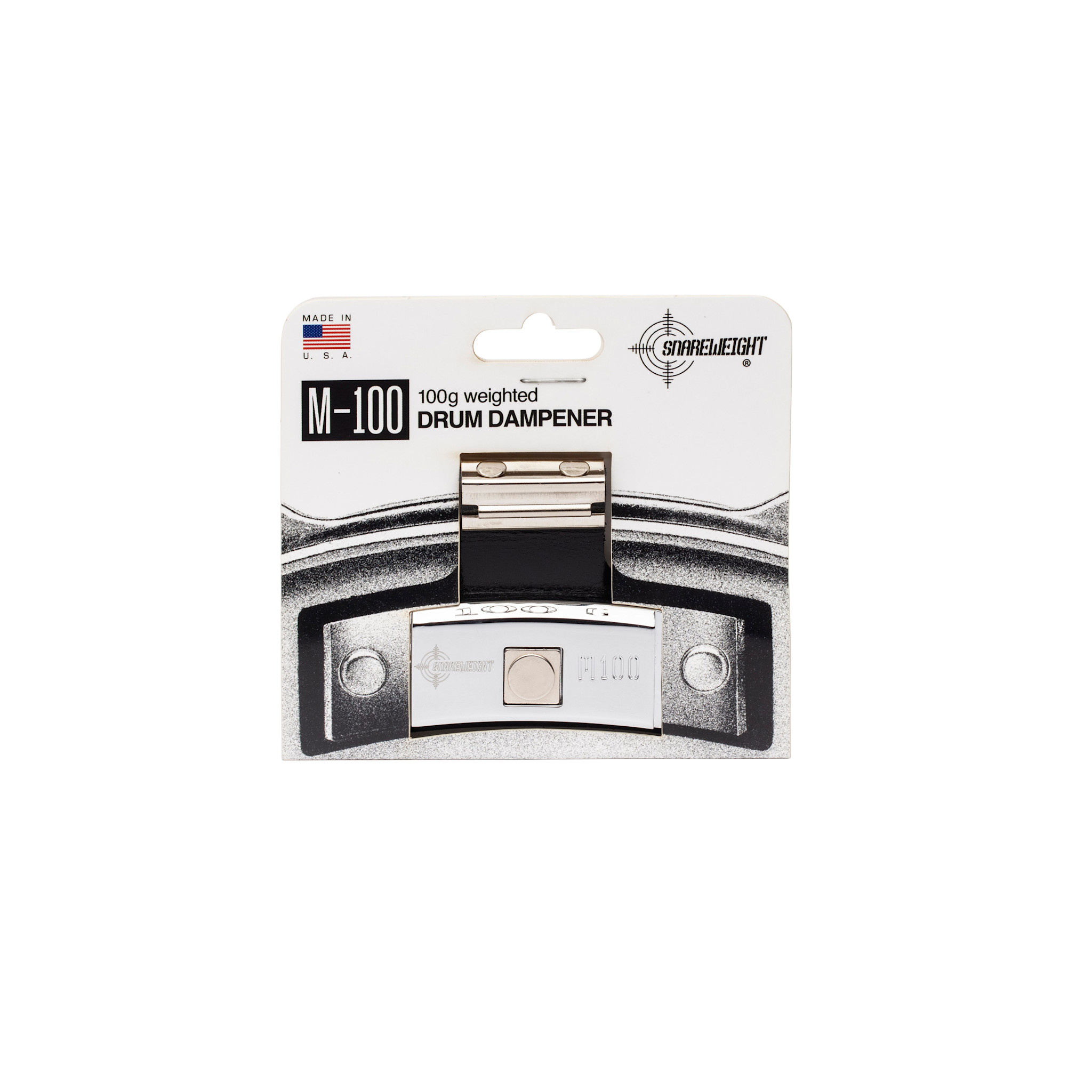 Snareweight M100 Drum Damper, Patent Leather (100g)