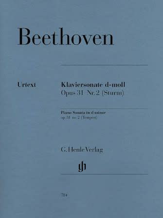 Henle Urtext Piano Sonata No. 17 in D Minor Op. 31, Beethoven, Tempest Sonata