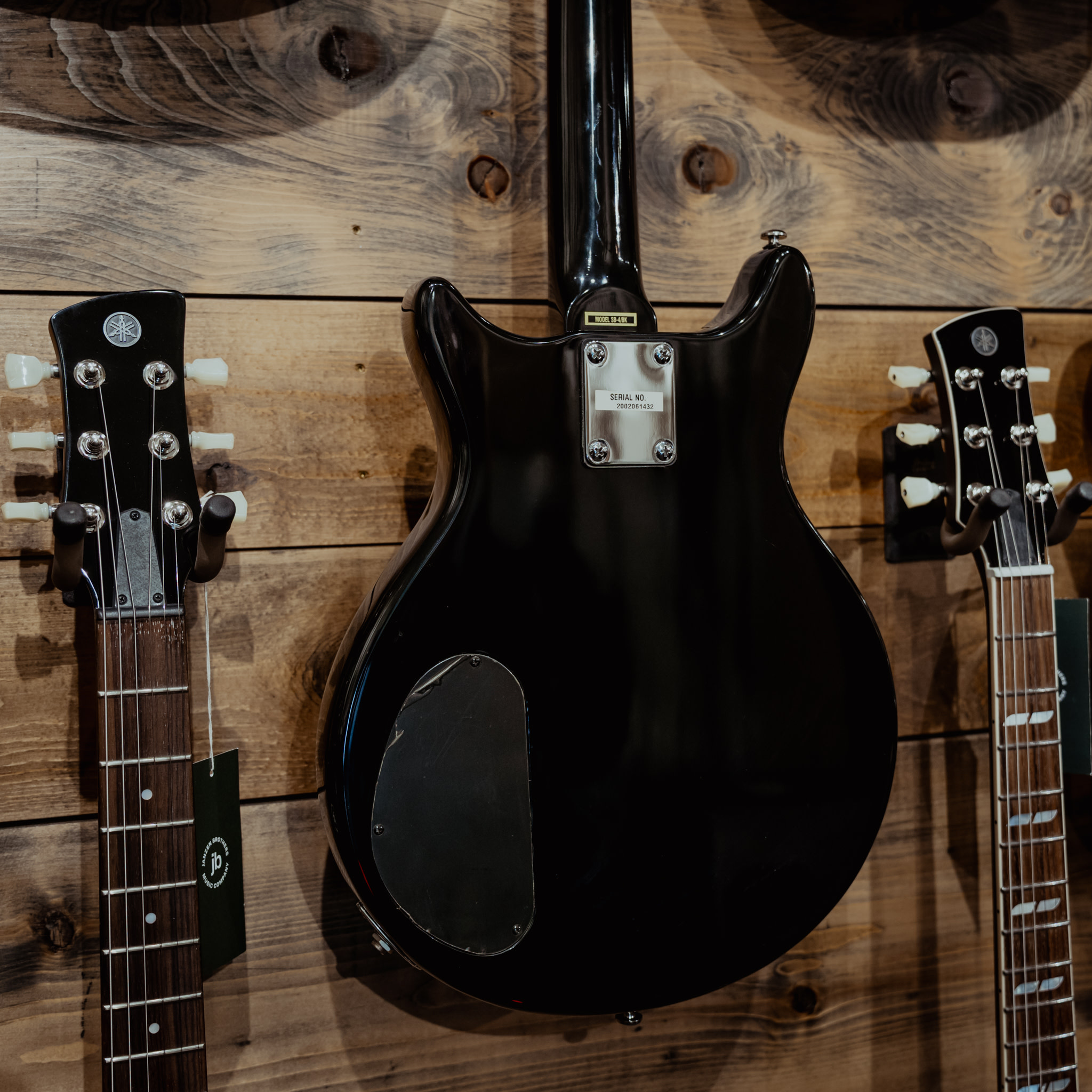 Hamer Slammer Double Cut Short Scale Bass, Black