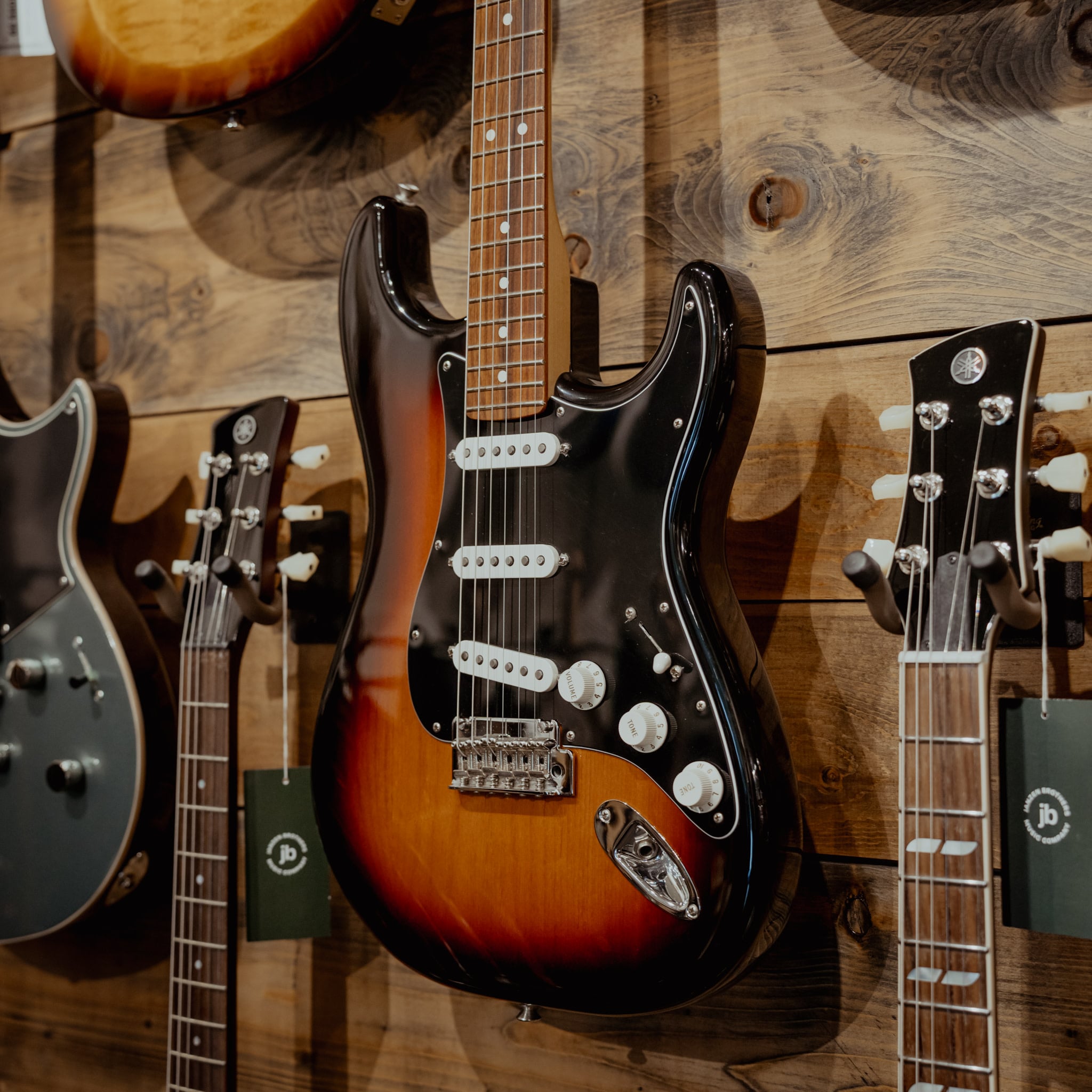 Fender Player Stratocaster Electric Guitar, 3-Color Sunburst