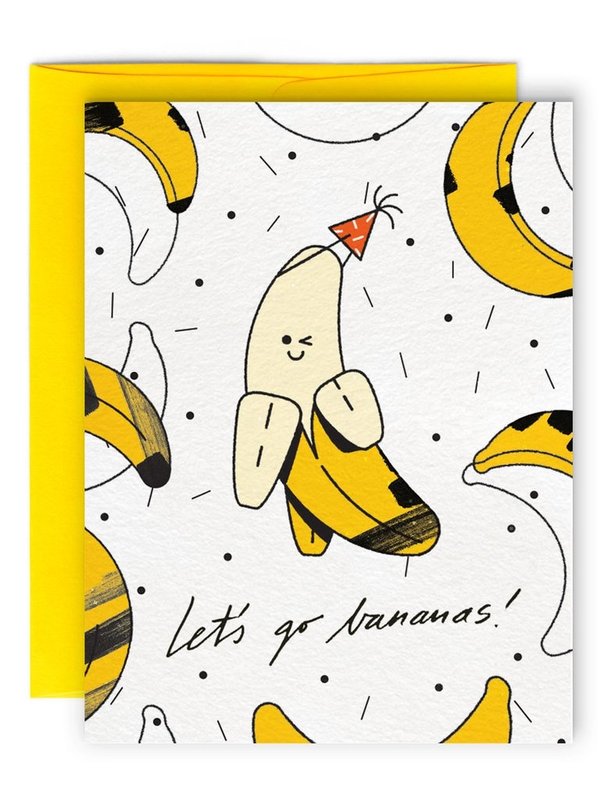 Paperole Carte de souhaits-Bananas