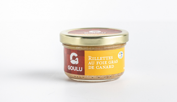 Rillettes de canard au foie gras Goulu