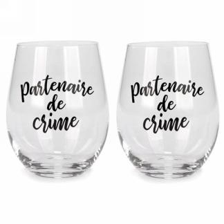 Duo de verres Partenaire de crime