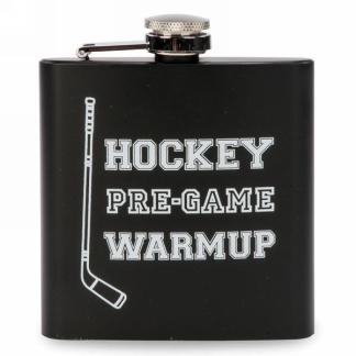 Flasque , hockey pre-game warmup