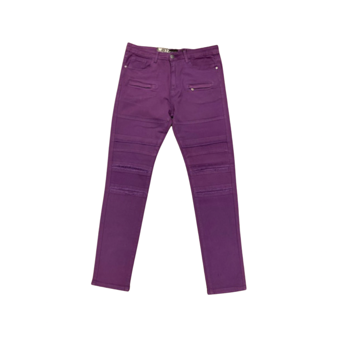 “Ripped Purple” Denim Jeans M4290T