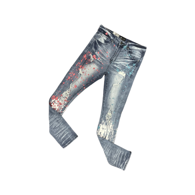 “Paint Splatter” Denim Jeans