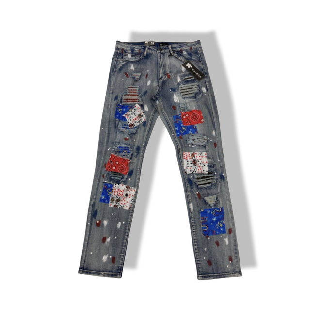 “Rag Patch” Denim Jeans (M5225D)