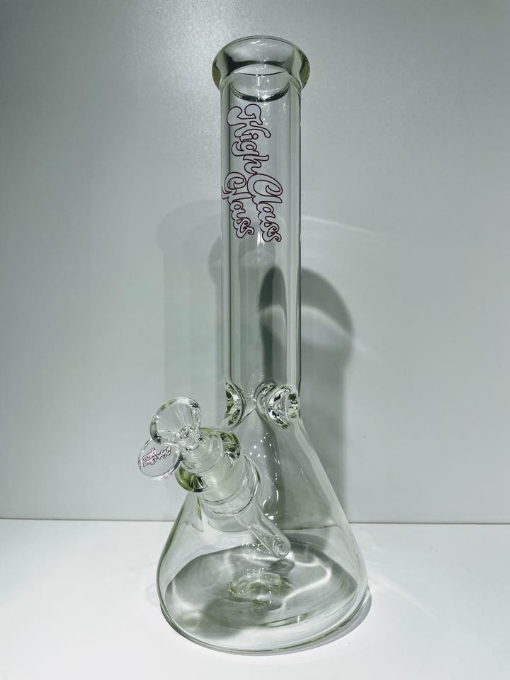 High Class Glass HCG 14" 7mm Logo Beaker