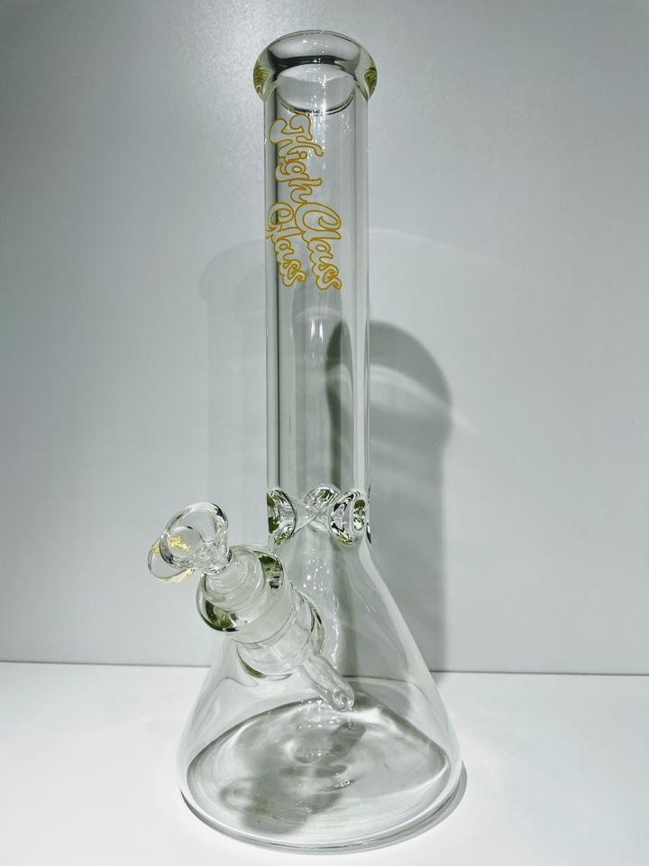 High Class Glass HCG 14" 7mm Logo Beaker