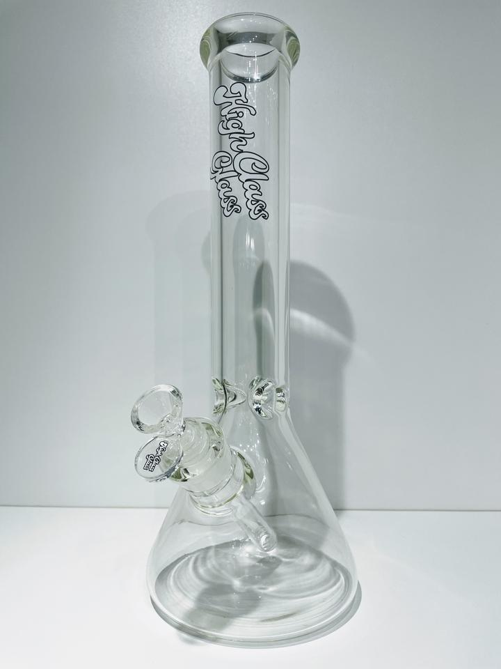 High Class Glass HCG 14" 7mm Logo Beaker