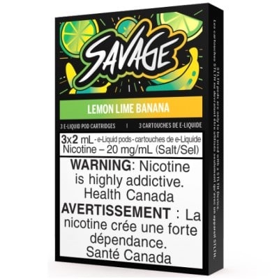 STLTH STLTH Savage Lemon Lime Banana Pods 3pack (Excise Taxed)