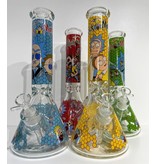 Pollen Extractors PE 14" Rick & Morty Honeycomb Wrap Beaker (GLB-016)