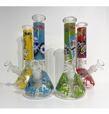 Pollen Extractors PE 11" Rick and Morty Honeycomb Wrap Beaker (GLB-008)