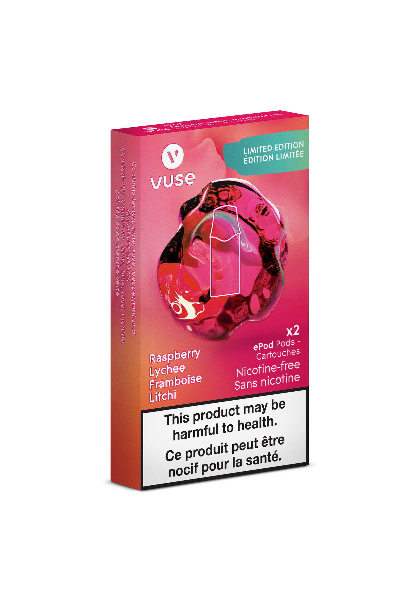 Vuse Vuse Raspberry Lychee ePod Cartridge 2pack (Excise Taxed)