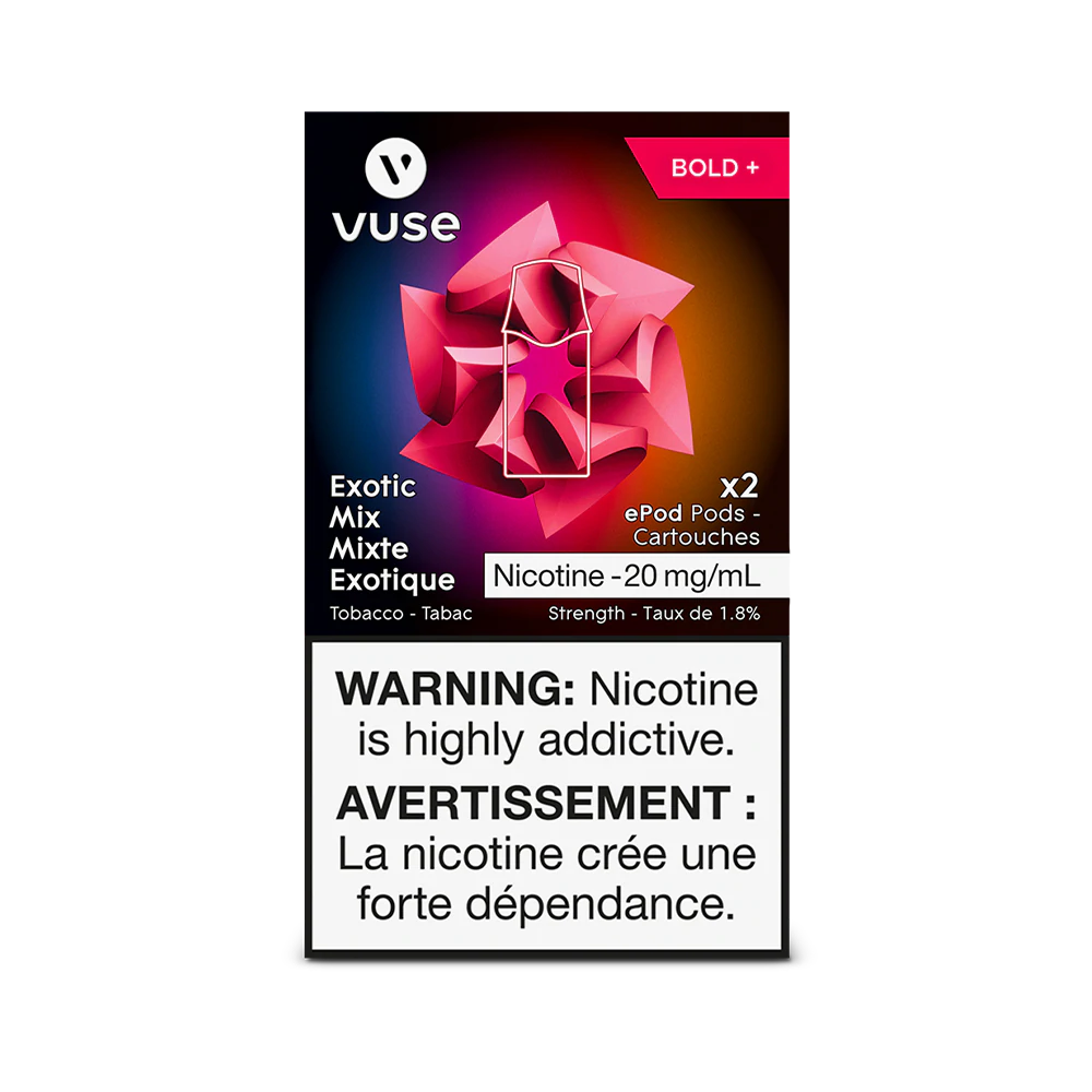 Vuse Vuse Exotic Mix (Aromatic) ePod Cartridge 2pack (Excise Taxed)