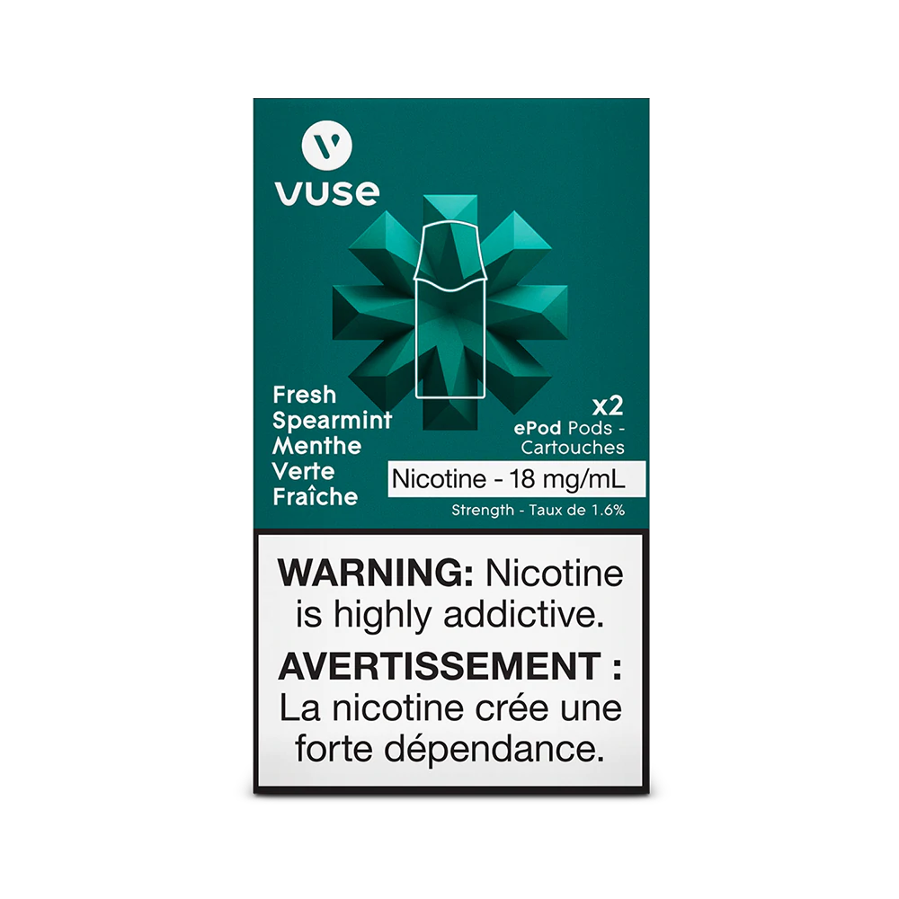 Vuse Vuse Fresh Spearmint ePod Cartridge 2pack (Excise Taxed)