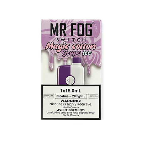 Mr.Fog Switch Mr.Fog Switch - Magic Cotton Grape Ice (Excise Taxed)