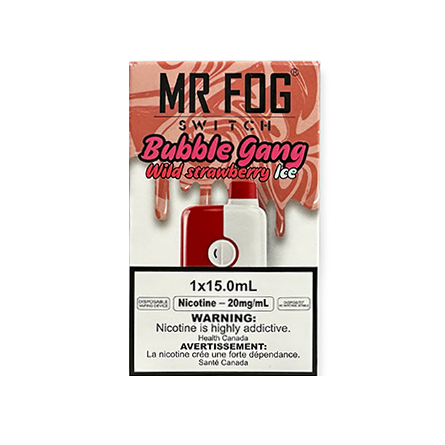 Mr.Fog Switch Mr.Fog Switch - Bubble Gang Wild Strawberry Ice (Excise Taxed)