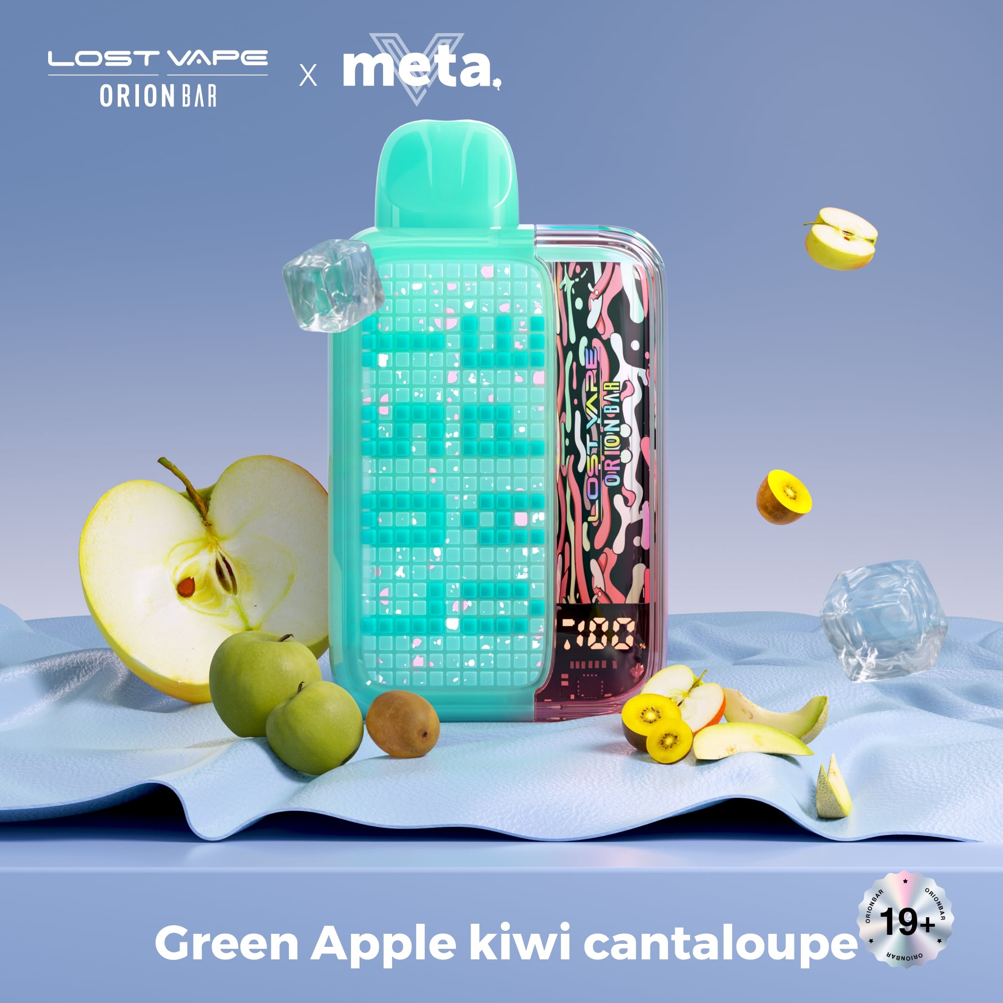 Lost Vape Orion Bar Orion Bar 10K - Green Apple Kiwi Cantaloupe