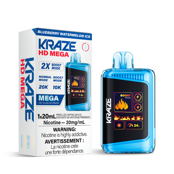 Kraze HD Mega Kraze HD Mega - Blueberry Watermelon Ice