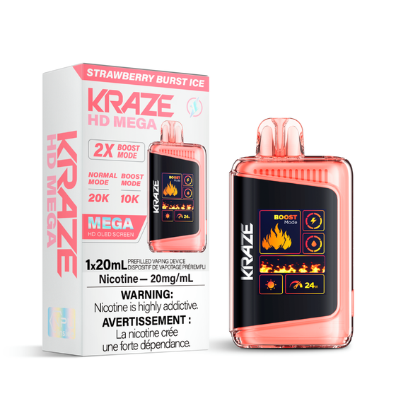 Kraze HD Mega Kraze HD Mega - Strawberry Burst Ice (MB)