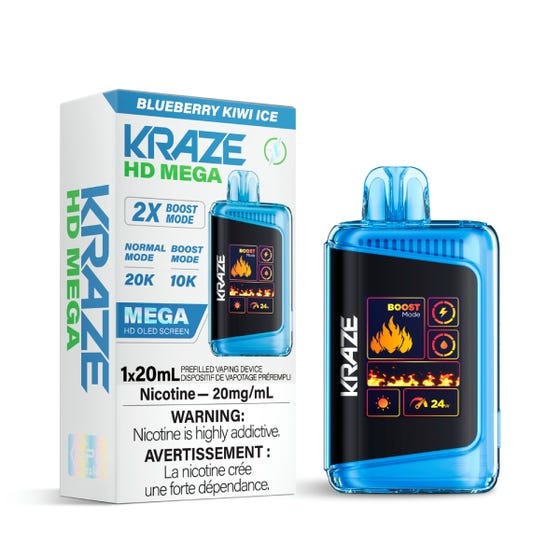 Kraze HD Mega Kraze HD Mega - Blueberry Kiwi Ice (MB)