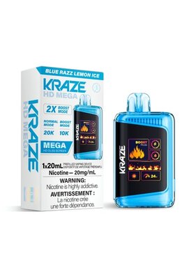 Kraze HD Mega Kraze HD Mega - Blue Razz Lemon Ice (MB)