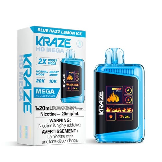 Kraze HD Mega Kraze HD Mega - Blue Razz Lemon Ice (MB)