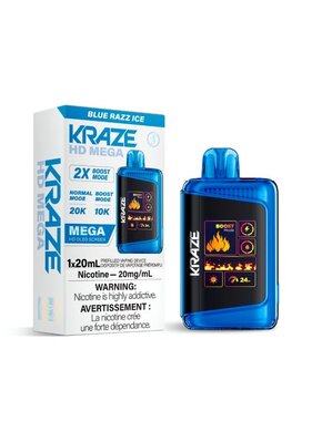 Kraze HD Mega Kraze HD Mega - Blue Razz Ice (MB)