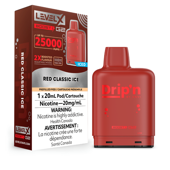 Level X Drip'n Boost Level X Drip'n Boost - Red Classic (MB)