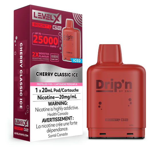 Level X Drip'n Boost Level X Drip'n Boost - Cherry Classic (MB)