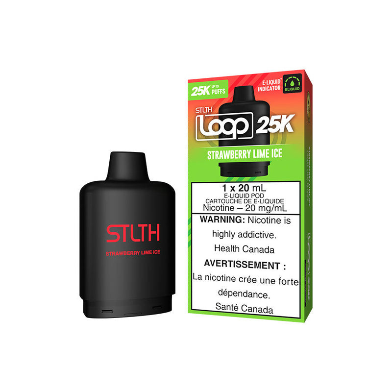 STLTH Loop 25K STLTH Loop 25K - Strawberry Lime Ice (MB)