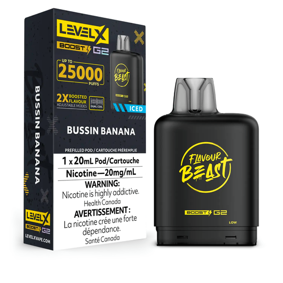 Level X Boost Level X Boost - Bussin Banana Iced (MB)
