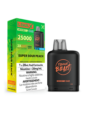 Level X Boost Level X Boost - Super Sour Peach Iced (MB)