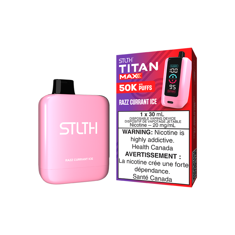 STLTH Titan Max STLTH Titan Max - Razz Currant Ice (MB)