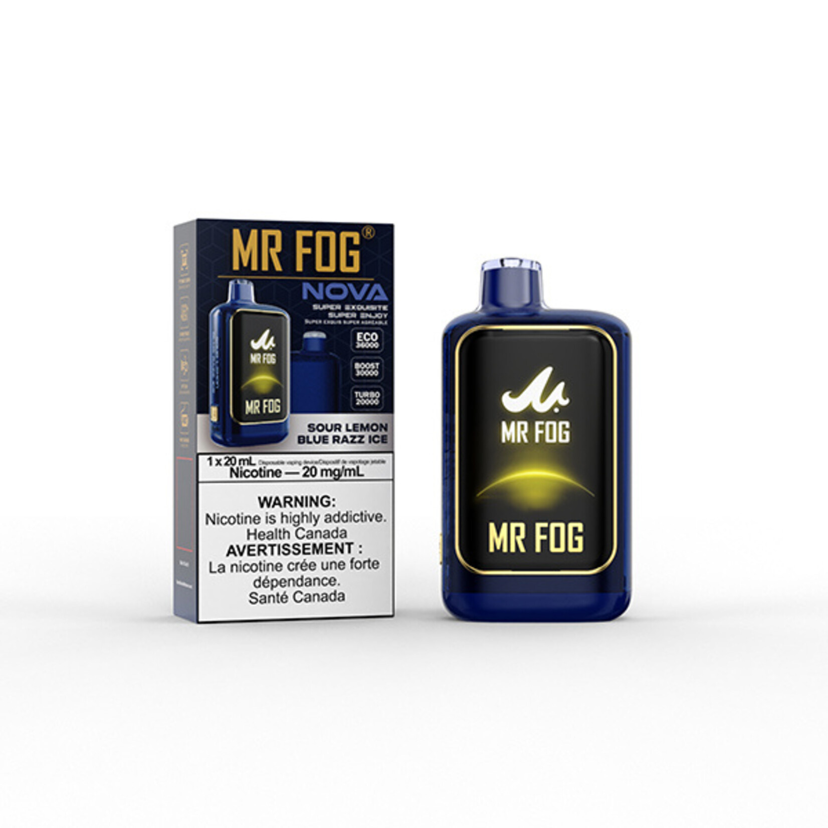 Mr.Fog Nova Mr.Fog Nova - Blue Razz Steezy Sour Lemon Ice (MB)