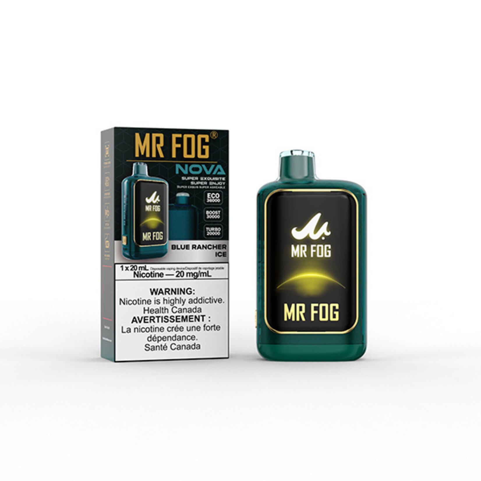 Mr.Fog Nova Mr.Fog Nova - Blue Razz Steezy Blue Rancher Ice (MB)