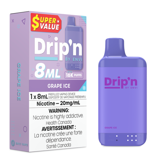 Drip'n 8ml Drip'n 8ml - Grape Ice (MB)
