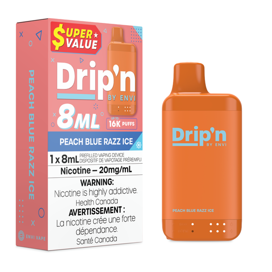 Drip'n 8ml Drip'n 8ml - Peach Blue Razz Ice (MB)