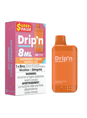 Drip'n 8ml Drip'n 8ml - Raspberry Peach Mango Ice (MB)