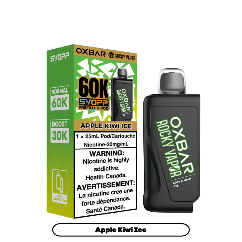 OXBAR SVOPP 60K OXBAR SVOPP 60K Pod - Apple Kiwi Ice (MB)