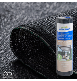 Coolaroo 1.83 x 3m  People Cover Shade Cloth, 90% UV Protection, Color Charcoal